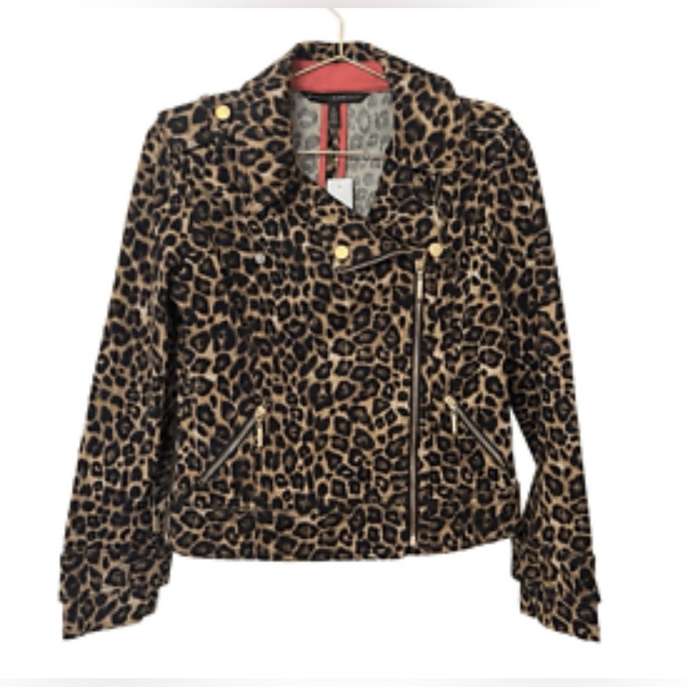 White House Black Market Animal Print Jacket - Picture 2 of 8